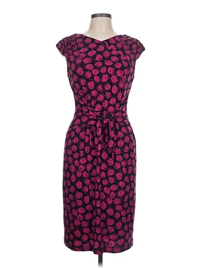 Pre-owned David Meister Casual Dress In Purple