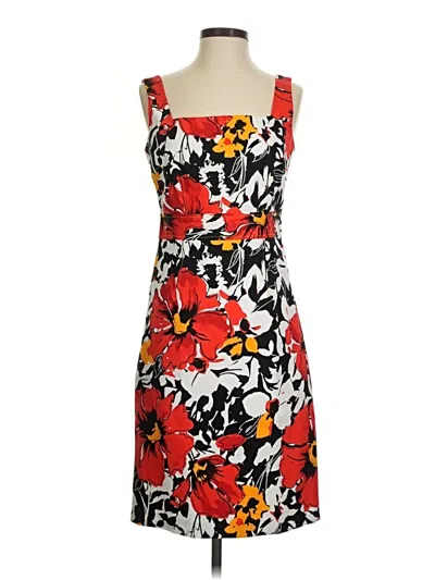 Pre-owned David Meister Casual Dress In Red