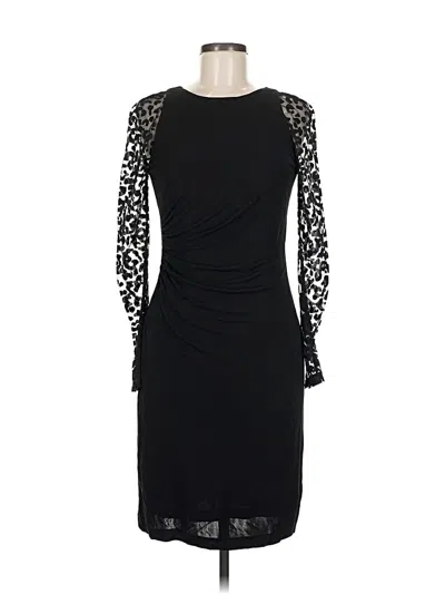 Pre-owned David Meister Cocktail Dress In Black