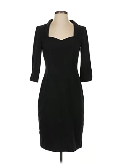 Pre-owned David Meister Cocktail Dress In Black