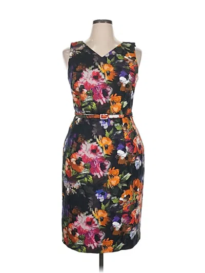 Pre-owned David Meister Cocktail Dress In Black