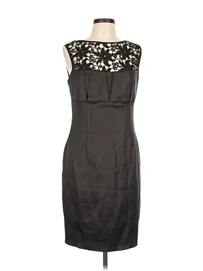 Pre-owned David Meister Cocktail Dress In Black