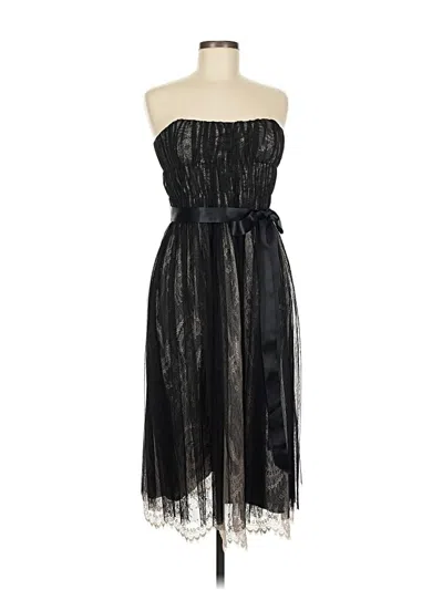 Pre-owned David Meister Cocktail Dress In Black