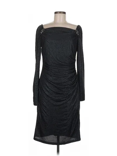 Pre-owned David Meister Cocktail Dress In Black