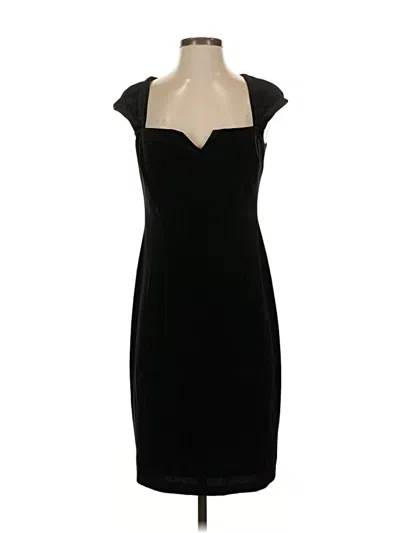 Pre-owned David Meister Cocktail Dress In Black