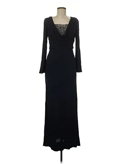 Pre-owned David Meister Cocktail Dress In Black