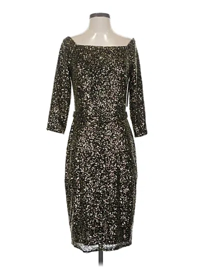 Pre-owned David Meister Cocktail Dress In Black