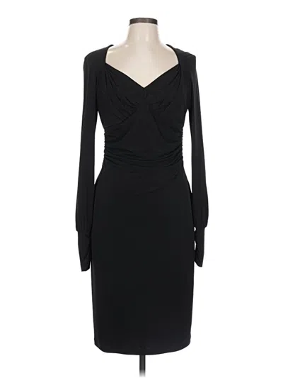Pre-owned David Meister Cocktail Dress In Black