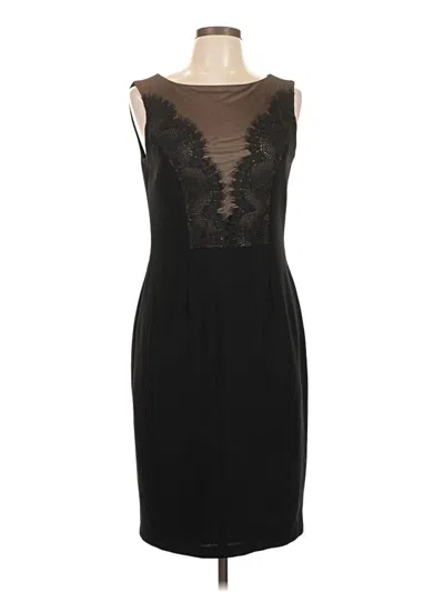 Pre-owned David Meister Cocktail Dress In Black