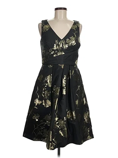 Pre-owned David Meister Cocktail Dress In Black