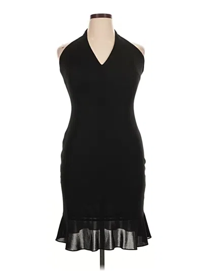 Pre-owned David Meister Cocktail Dress In Black