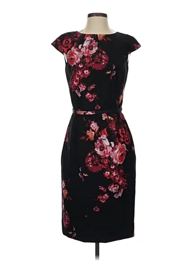 Pre-owned David Meister Cocktail Dress In Black