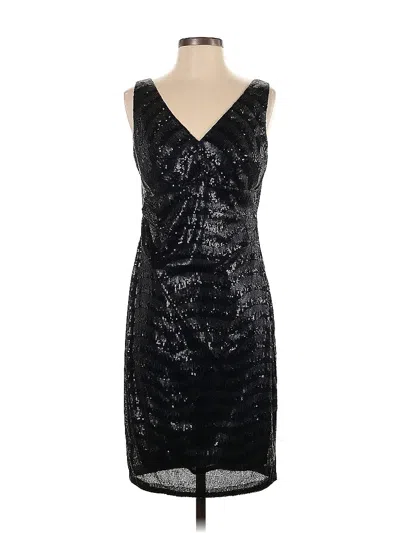 Pre-owned David Meister Cocktail Dress In Black