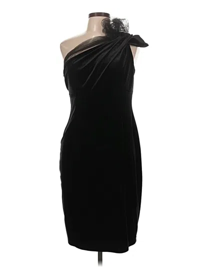 Pre-owned David Meister Cocktail Dress In Black