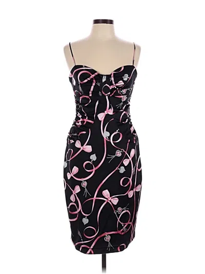 Pre-owned David Meister Cocktail Dress In Black
