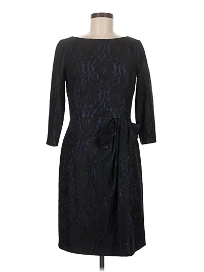 Pre-owned David Meister Cocktail Dress In Black