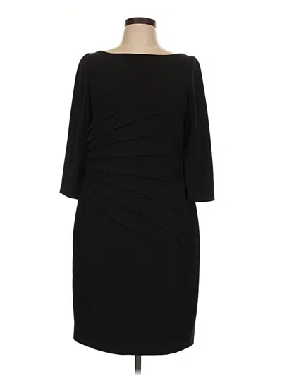 Pre-owned David Meister Cocktail Dress In Black