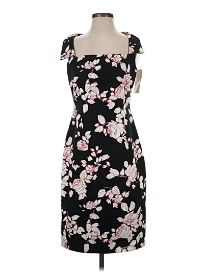 Pre-owned David Meister Cocktail Dress In Black