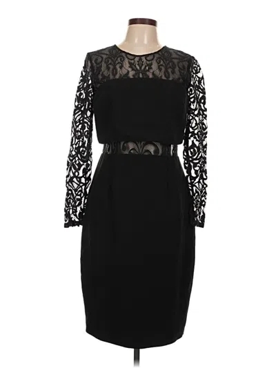 Pre-owned David Meister Cocktail Dress In Black