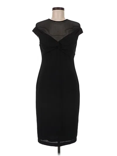 Pre-owned David Meister Cocktail Dress In Black
