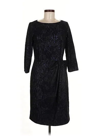 Pre-owned David Meister Cocktail Dress In Black