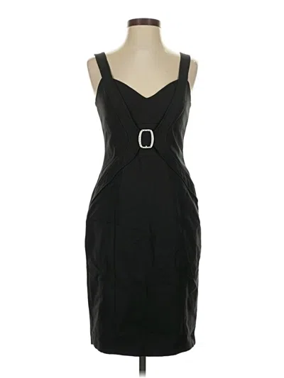 Pre-owned David Meister Cocktail Dress In Black