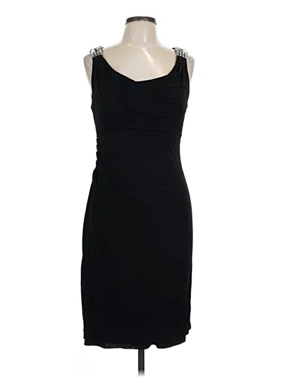 Pre-owned David Meister Cocktail Dress In Black