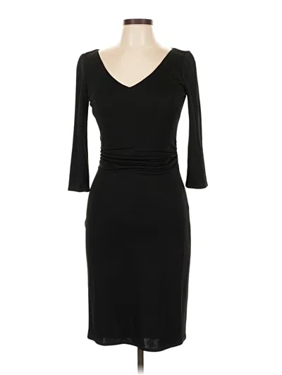 Pre-owned David Meister Cocktail Dress In Black