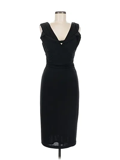 Pre-owned David Meister Cocktail Dress In Black
