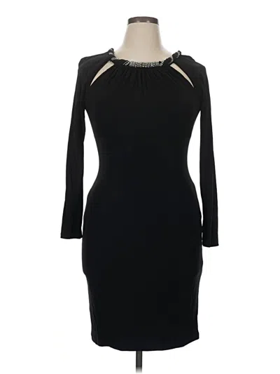 Pre-owned David Meister Cocktail Dress In Black