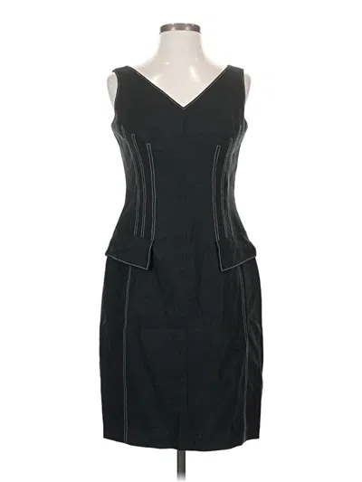 Pre-owned David Meister Cocktail Dress In Black