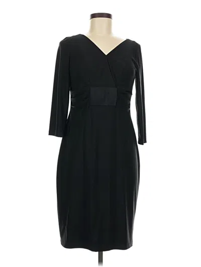 Pre-owned David Meister Cocktail Dress In Black
