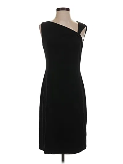 Pre-owned David Meister Cocktail Dress In Black