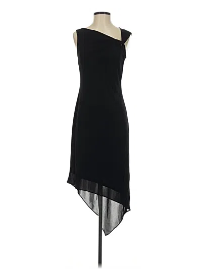 Pre-owned David Meister Cocktail Dress In Black