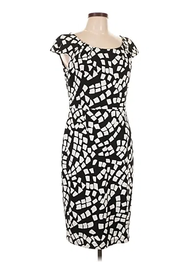 Pre-owned David Meister Cocktail Dress In Black