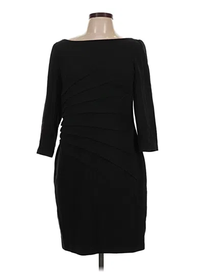 Pre-owned David Meister Cocktail Dress In Black