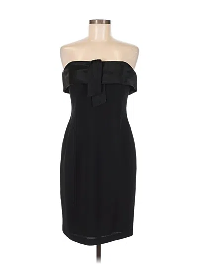 Pre-owned David Meister Cocktail Dress In Black