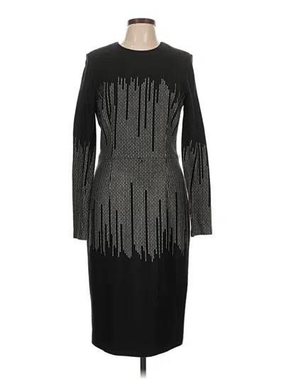 Pre-owned David Meister Cocktail Dress In Black