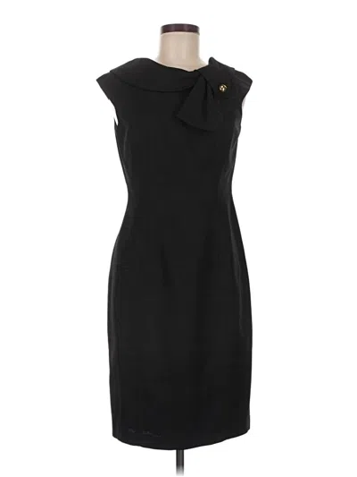 Pre-owned David Meister Cocktail Dress In Black