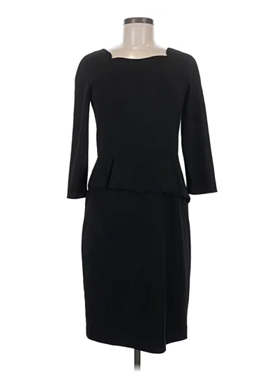 Pre-owned David Meister Cocktail Dress In Black