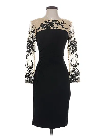 Pre-owned David Meister Cocktail Dress In Black