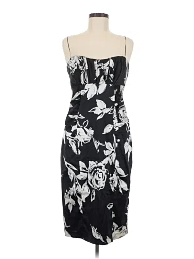 Pre-owned David Meister Cocktail Dress In Black