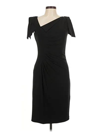 Pre-owned David Meister Cocktail Dress In Black