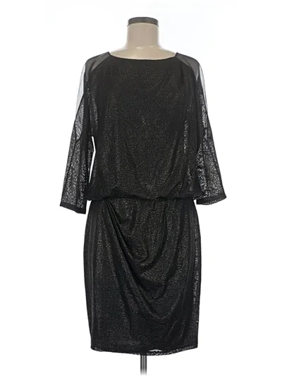 Pre-owned David Meister Cocktail Dress In Black
