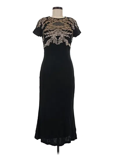 Pre-owned David Meister Cocktail Dress In Black