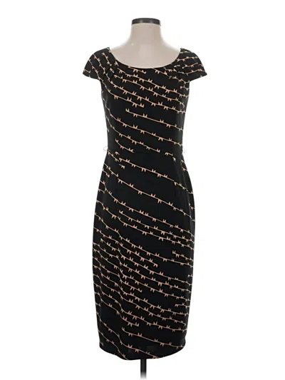 Pre-owned David Meister Cocktail Dress In Black
