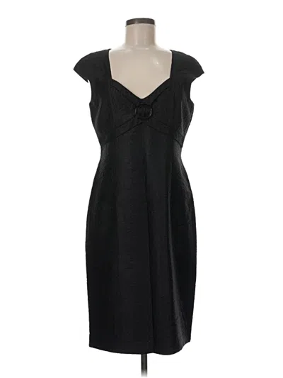 Pre-owned David Meister Cocktail Dress In Black