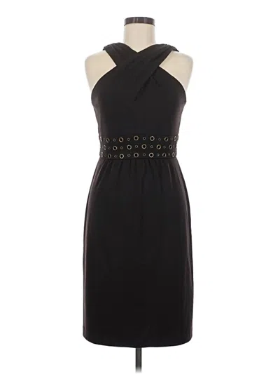 Pre-owned David Meister Cocktail Dress In Black