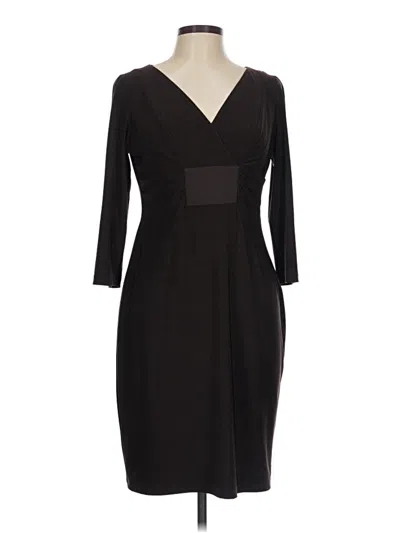 Pre-owned David Meister Cocktail Dress In Black