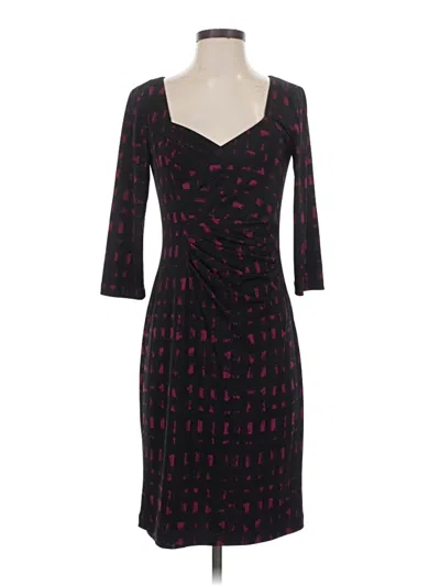 Pre-owned David Meister Cocktail Dress In Black
